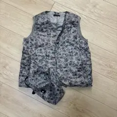 ミッキーマウス柄 ダウンベスト