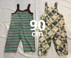 softcheese パッチワークサロペット nen nen kids サロペ