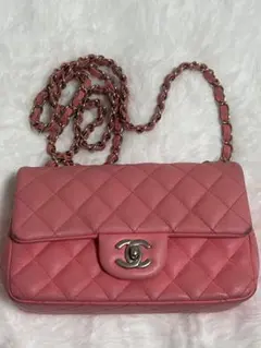 CHANEL マトラッセ チェーンショルダーバッグ ピンクのサムネイル
