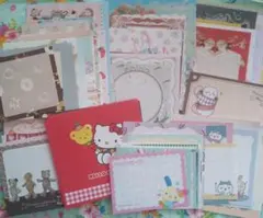 おすそ分け ⑩　メモ 花柄 女の子 お菓子 動物 ちいかわ サンリオ 等