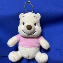 Disneyくまのプーさんキーホルダー付きぬいぐるみ 約10cm