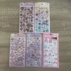 【正規品】うるちゅるポップシール 5枚セット　サンリオ