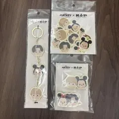 MICKEY × K&P アクリルスタンドセット キーホルダー 缶バッジ - メルカリ