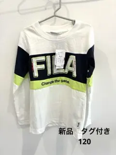 FILA 長袖　長袖カットソー　120 蛍光カラー