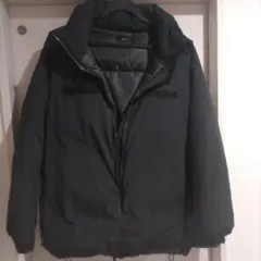 スタンドカラーブラック 中綿ジャケット