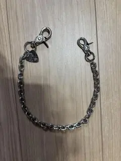 【未使用】HYSTERIC GLAMOUR レザーウォレットチェーン黒 送料込！ HYSTERIC GLAMOUR ウォレットチェーン WOMAN ON SKULL PICK