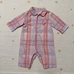 gelato pique【BABY】チェック柄シャツロンパース