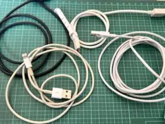 iPhone USB Lightningケーブル 断線　4本セット　長さバラバラ