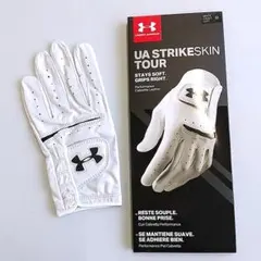新品未使用 アンダーアーマー 左手 Mサイズ ストライクスキン ツアー グローブ