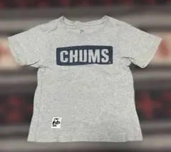 CHUMS★ロゴT★KidsM 100★グレーのサムネイル