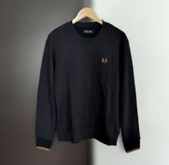 【新品タグ付き】フレッドペリー ダークネイビー スウェット　Lサイズ