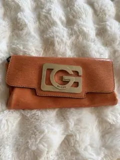 GUESS ピンク 長財布 - メルカリ