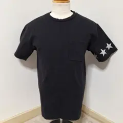 BASE CONTROL ヘビーウェイト 半袖 カットソー【L】Tシャツ 黒のサムネイル