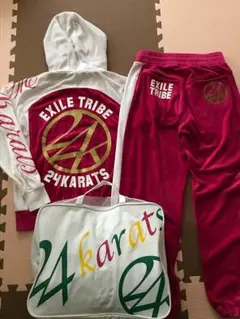 24karats - E-girls ジャージ  ショートTシャツセット Mサイズ  24karats Amazon.co.jp: 24karats E-girls ジャージ : ファッション