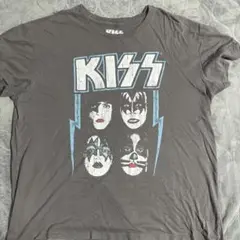 KISS バンドTシャツ XXL グレー