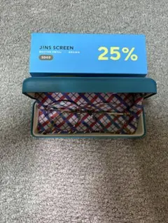 JINS ブルーライトカット　メガネ 25%