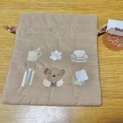 ミッフィー　キルティングシリーズ　巾着　ボリス　ポーチ