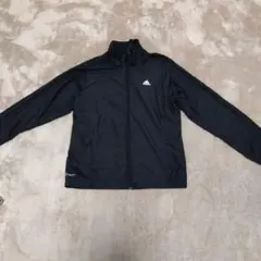 adidas ブラック ジャケット、レディース【L】ナイロン