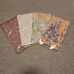 布地 4枚セット 花柄 幾何学模様