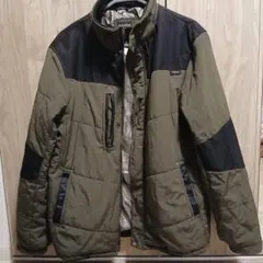 FieldCore 中綿ジャケット カーキ×ブラック 4Lサイズのサムネイル