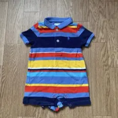 Ralph Lauren ストライプロンパース　3month