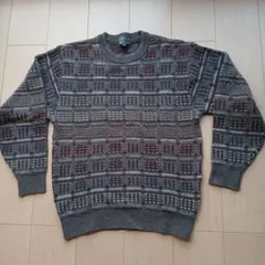 DEMAIN CLAIR チェック柄 ニットセーター