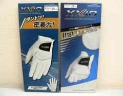●XXIO ゼクシオ ゴルフグローブ 白 2種類 未使用 25cm