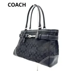 COACH コーチ ハンプトンズシグネチャーミディアムキャリーオール