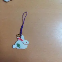 さくらほりきりキット組立品根付うさぎ