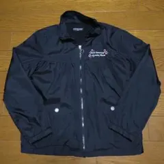 裏トリコット ジャンパー 薄手 ジャケット ブラック 140cm 150cm