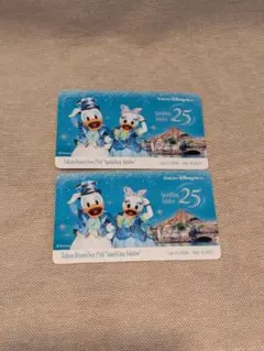東京ディズニーシー 25周年 ステッカー 2枚セット