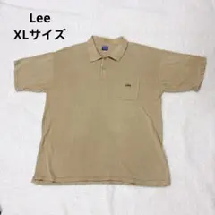 Lee ベージュ ポロシャツ XLサイズ