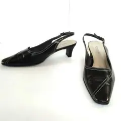 MIHAMA スリングバック サンダル ミュール パンプス 23.5