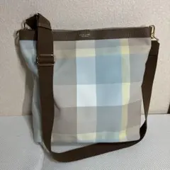 【未使用品】ブルーレーベルクレストブリッジ チェック ショルダーバッグ