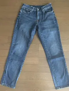 無印良品　レディース デニムパンツ ネイビーのサムネイル