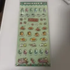 SWIMMER　スイマー　PVC立体シール　カフェ