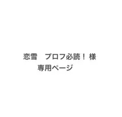＊ソーラ＊プロフご確認下さい！ページ 2026年最新】プロフご確認下さいの人気アイテム - メルカリ