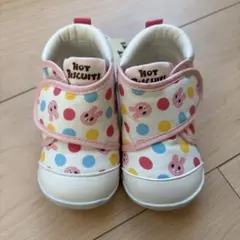 Hot Biscuits 水玉模様 ベビーシューズ