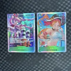 ワンピースカード 蒼海の七傑 ペローナSR ナミSR