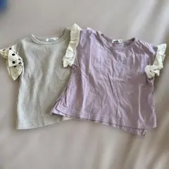 PAIR MANON フリル付きTシャツ 90.