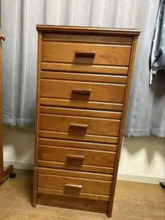 kame様専用木製5段チェスト洋服タンス高さ90*奥行37.5*横幅46