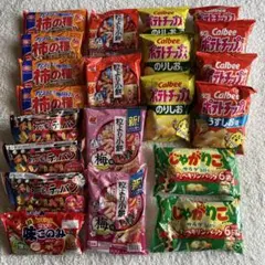 カルビー　ポテトチップス＋じゃがりこ＋亀田の柿の種　詰め合わせのサムネイル