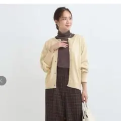 SHOO-LA-RUE ニットカーディガン L ベージュ 新品