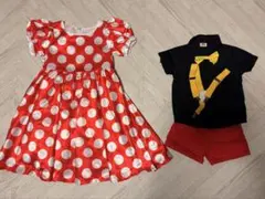 ミッキー&ミニーコスプレ♡5歳&3歳