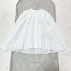 ヌキテパPoplin Daisy Cutworkコットンシャツブラウス - メルカリ