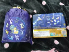 ポケットモンスター　プレミアム巾着付ブランケット　イーブイ