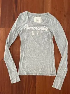 Abercrombie & Fitch 長袖 Tシャツ グレー Sのサムネイル