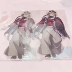 鬼滅の刃　アニプレックスオンラインくじ　童磨　ビッグアクリルスタンド 2点セット