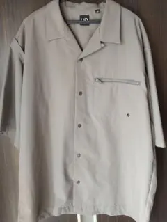 GU×UNDERCOVER オープンカラーシャツ Ｌ ブラウン