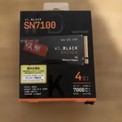 中古 WD_BLACK SN7100 4TB NVMe SSD 本体 - メルカリ